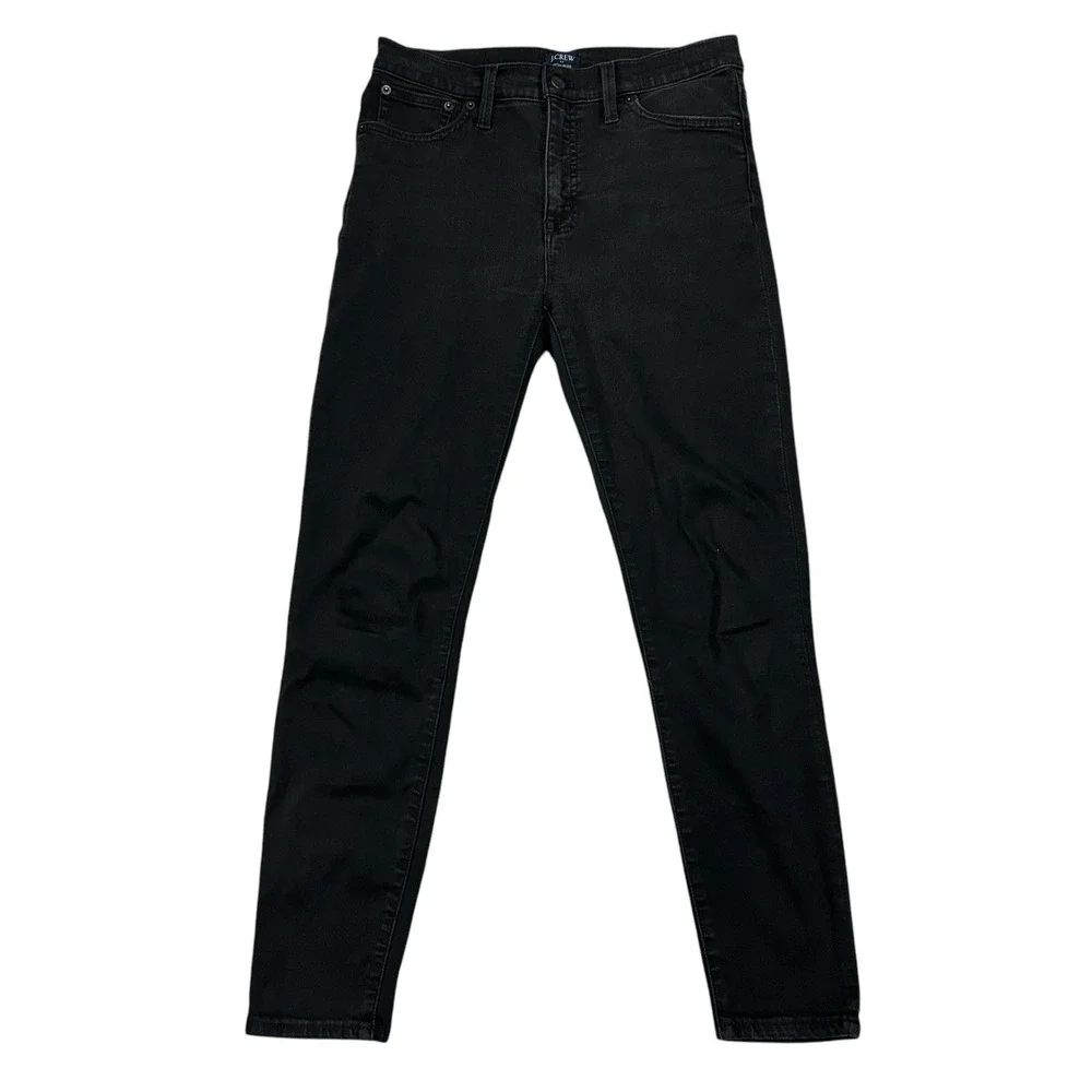 J Crew High Rise Skinny Jeans‎ Women's 28 Black 27